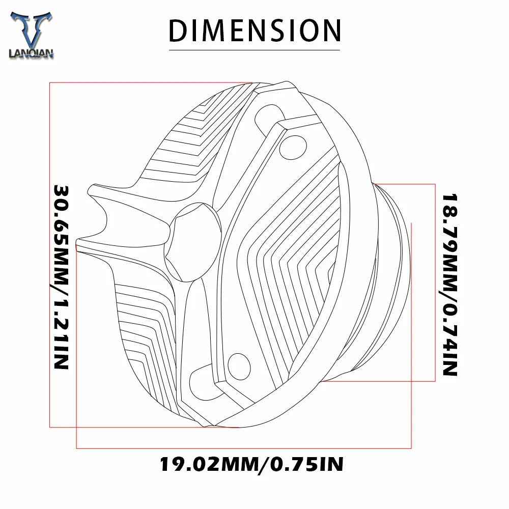 

For SUZUKI SV650 2003 2004 2005 2006-2012 Motorcycle Accessories Aluminum Motorbike Engine Oil Cup Plug Sump Cap Cover Engine