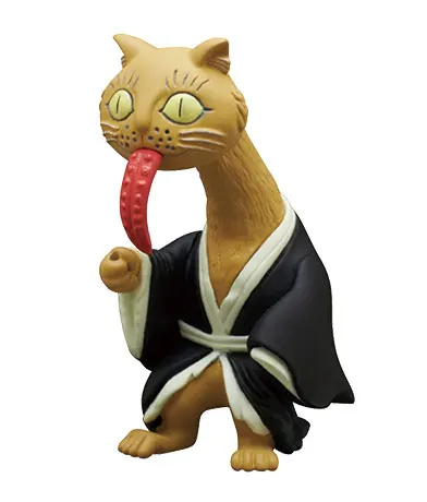 Японская Капсульная игрушка милая кошка демон фигурка талисман Bake Nekororo 2