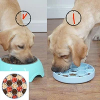 sm fun slow feeder dog bowl food nonslip pet eat slow feeding bowl silicone honeycomb suction cup honeycomb slow food bowl