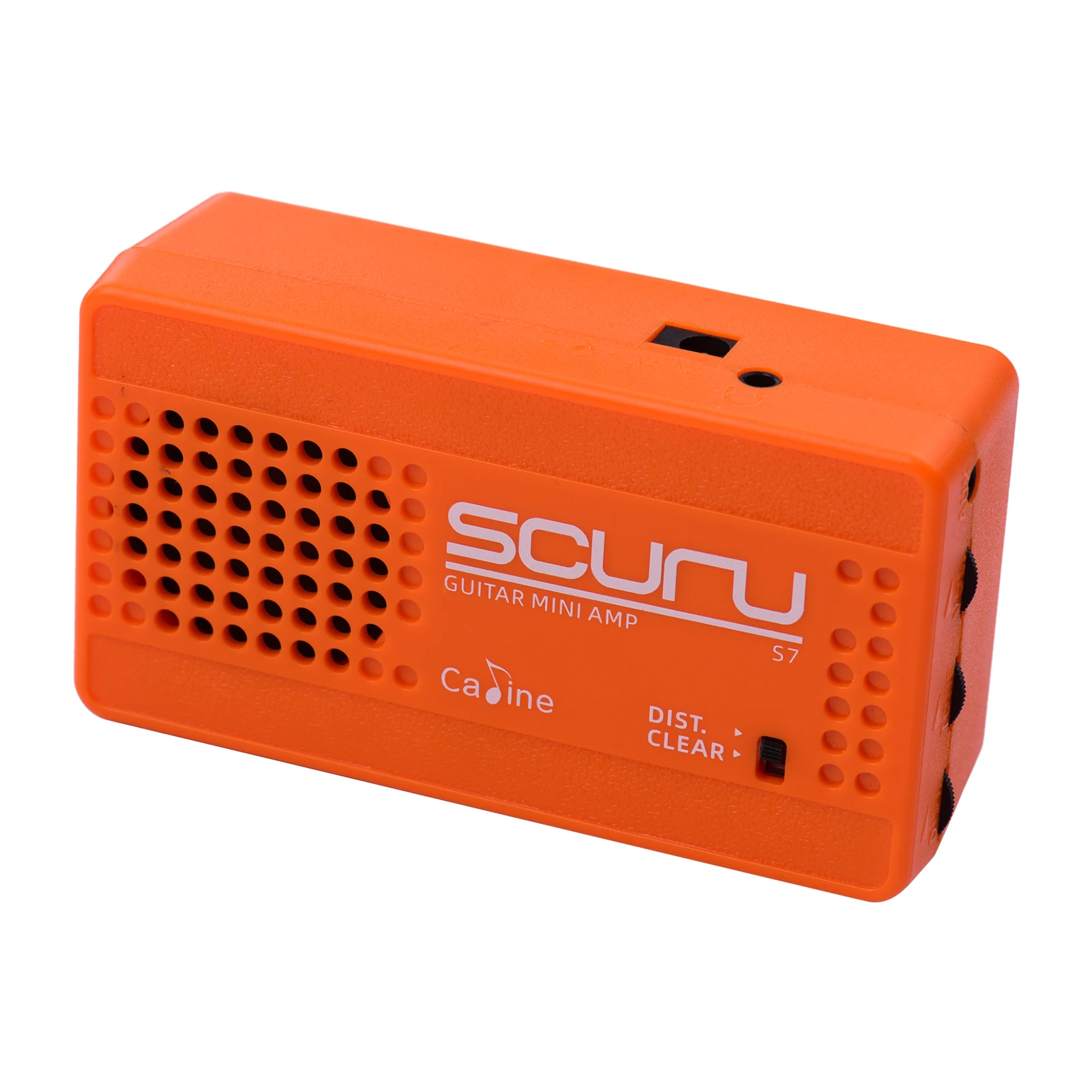 

Caline S7 Portable Guitar Mini Amplifier Speaker 3W with Clear & Distortion Modes for Electric Guitar