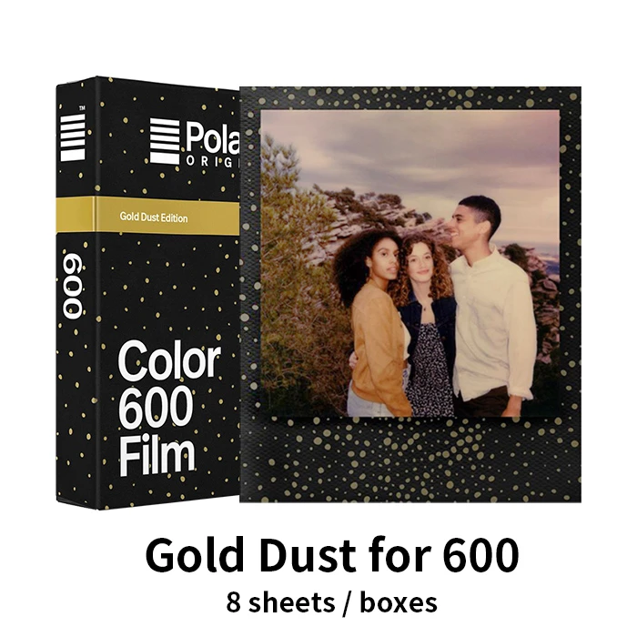 Пленка Polaroid Originals Instant 600 цвет черно-белый для камеры Onestep2 Instax SLR680 636 637 640 650 660 Автофокус невозможен - Цвет: 600Gold Dust
