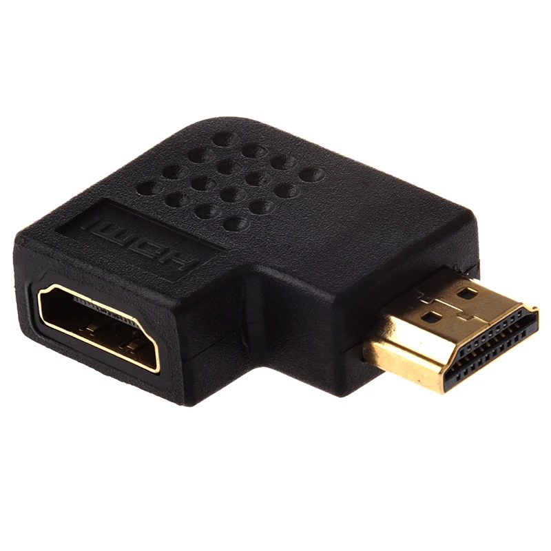 Переходник с HDMI штекер на гнездо под прямым углом | Обустройство дома