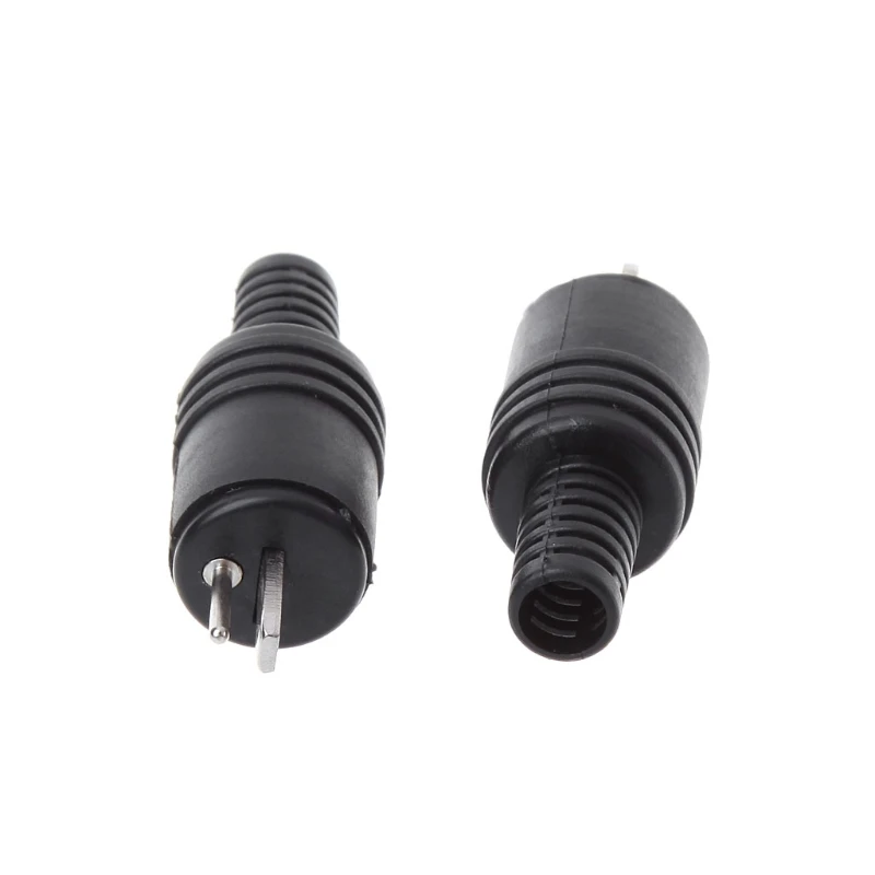

10 Pcs 2 Pin DIN Speaker Plug 2-Pin Plug Hifi Loudspeaker Cable Solder Connector