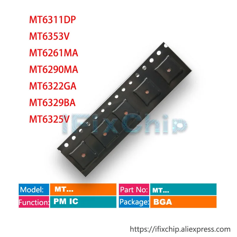 5 шт./лот MT6311DP MT6353V MT6261MA MT6290MA MT6322GA MT6329BA MT6325V мощность PM IC PMIC чип|Интегральные схемы| |