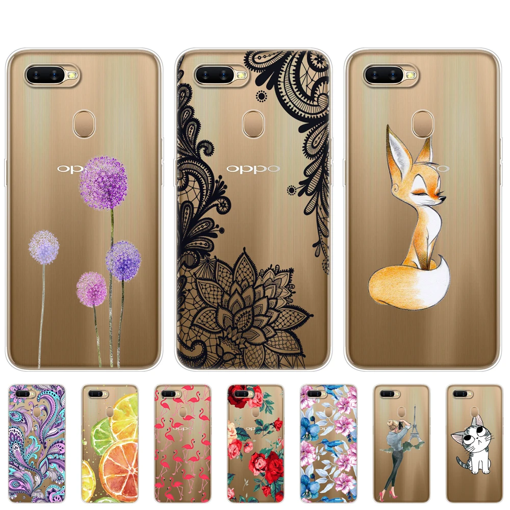 

For OPPO A5S Case 6.2" Soft Silicon TPU Back Phone Cover For Oppo A 5S OppoA5s CPH1909 Bumper Bag Fundas Coque Shell