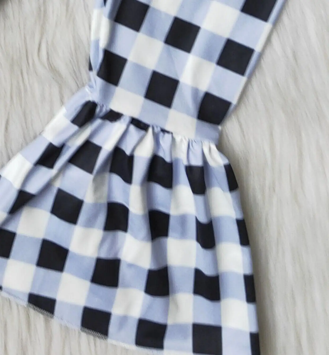 

2021 Baby Girls Clothes Set Love Printed Plaid Bell-Bottoms Pants For Valentine's Day Kids Outfits