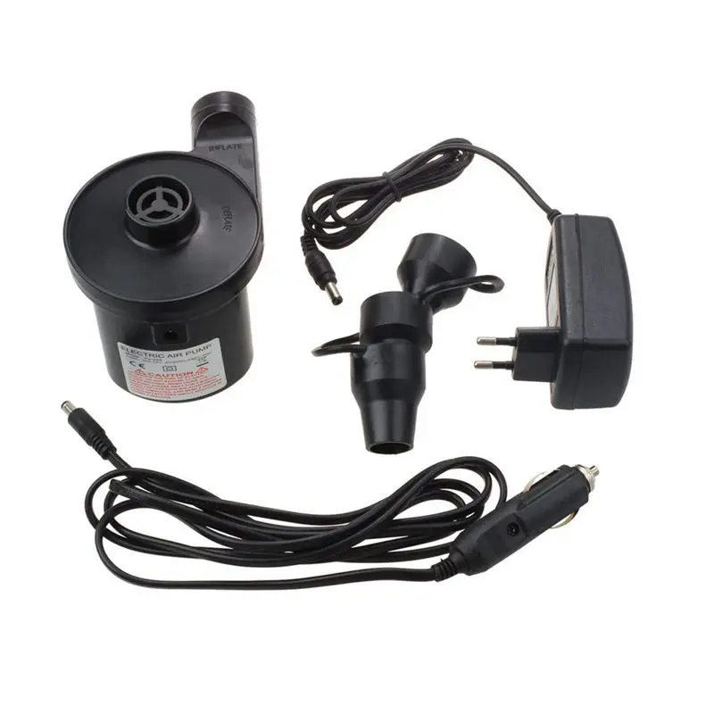 

Electric air pump electric pump include 3 attachments for air mattresses, inflatable swimming animals or automatic camping and f