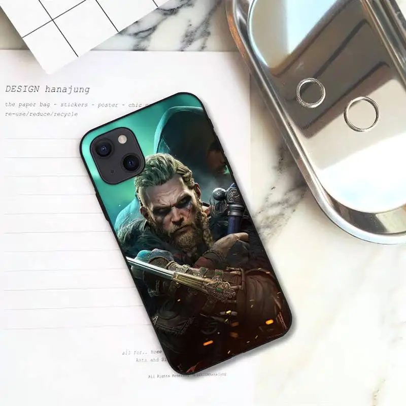 Популярный чехол для телефона с игрой A-Assassin Creed Valhallas iPhone 11 12 Mini 13 Pro XS Max X 8 7 6s Plus 5 SE
