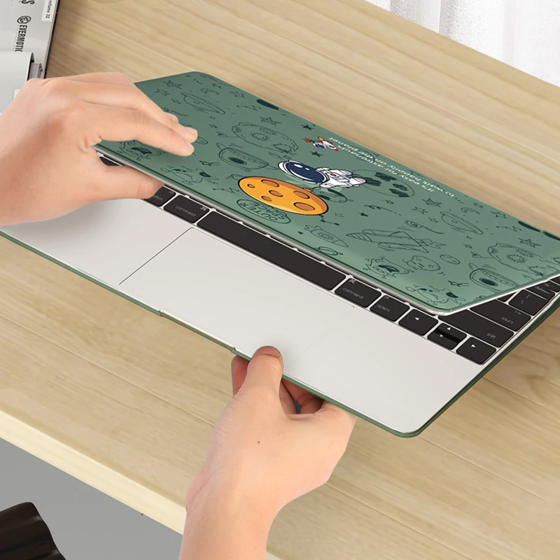 Матовый чехол для ноутбука с мультяшным астронавтом Apple Macbook Air 13 2020 A2337 A2179 M1 Chip Pro 14