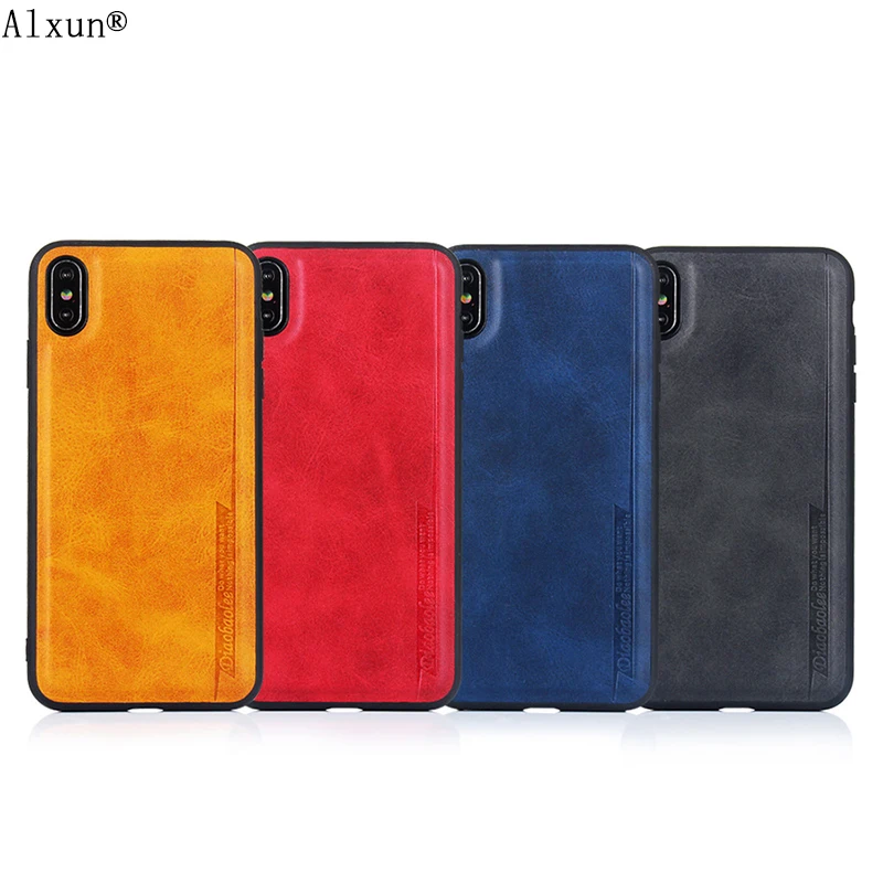 Alxun для iPhone XS Max чехол XR ПУ кожа СИЛИКОН ТПУ задняя крышка X Чехол Coque Capa | Мобильные