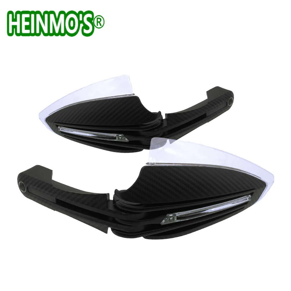 Защитные детали для мотокросса защита рук со светодиодной подсветкой белые и