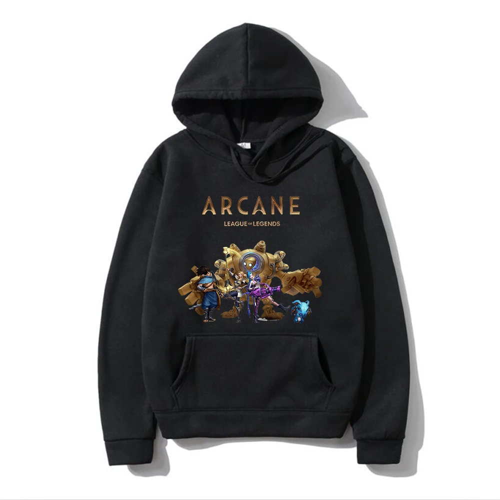 

sudaderas hombre Anime League of Legends Sweatshirts sweat home ropa hombre League of Legends Arcane Hoodie Liga de Leyendas