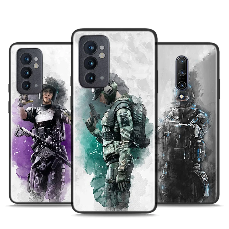 

Rainbow Six Siege Art For OnePlus 9 9R Nord CE 2 N10 N100 8T 7T 6T 5T 8 7 6 Pro Plus Silicone Phone Case Cover Coque