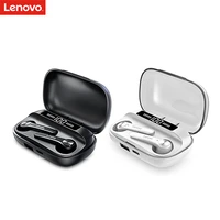 lenovo qt81 tws bluetooth earphones wireless headphone hifi stereo sports waterproof earbud headset with mic1200mah charging box