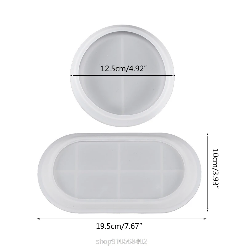 

DIY Storage Box Jewelry Tray Casting Silicone Mould Crafts Dishes Plate Making Tool Crystal Epoxy Resin Mold N05 20 Dropshipping