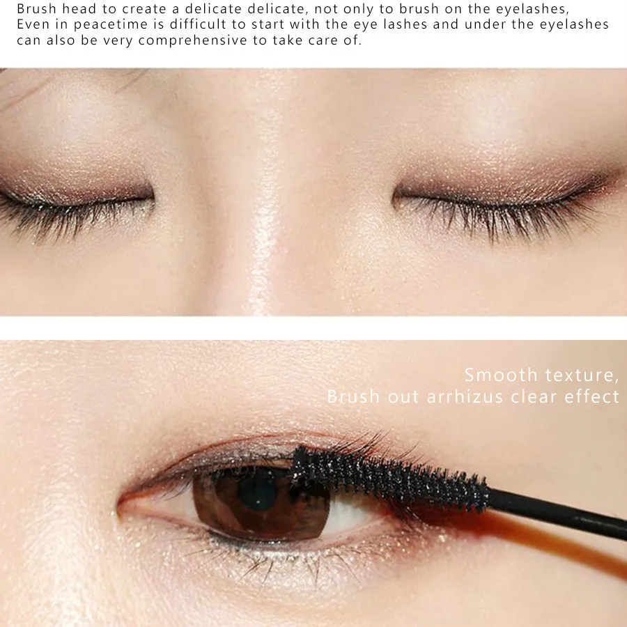 Hengfei тонкая 4d волоконная тушь для ресниц водоСТОЙКАЯ черная шелковая удлиняющая