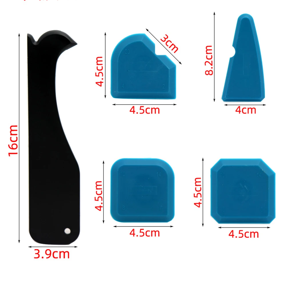 

Portable Scraper Grout Tool Kit Door Floor Cleaning Construction Caulking Finisher for Household Glass Accessories