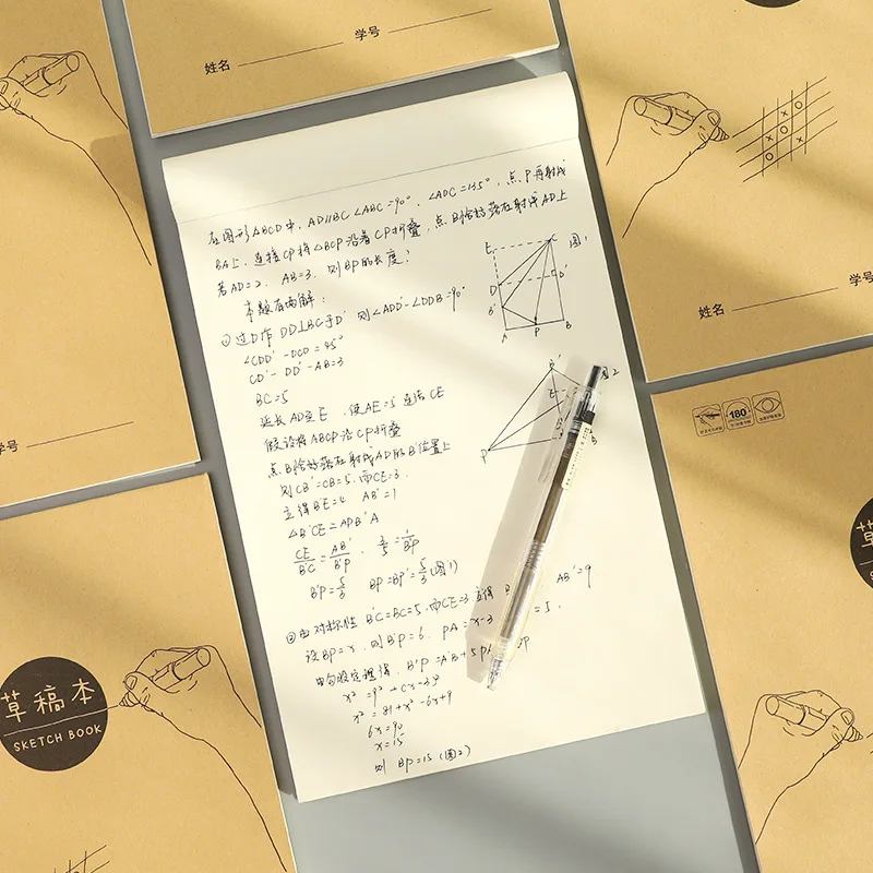 5 шт. крафт Обложка пустая бумажный альбом для чернил книга рисования лаконичные