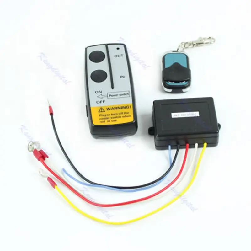 

Wireless Remote Control Kit Handset for t.u.k.ATV SUV Winch Warn Ramsey 24V E56B