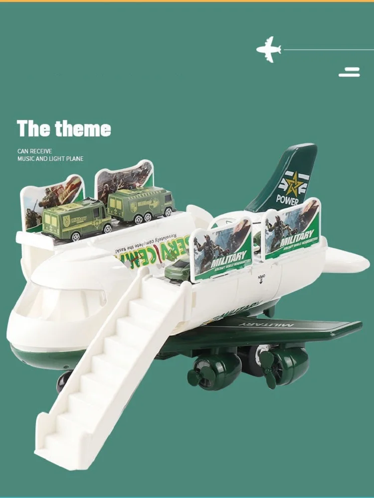 

Toy Car Large Size Passenger Plane Toy Simulation Track Inertia Aircraft Children Model Airplane Model Kids Airliner Gift