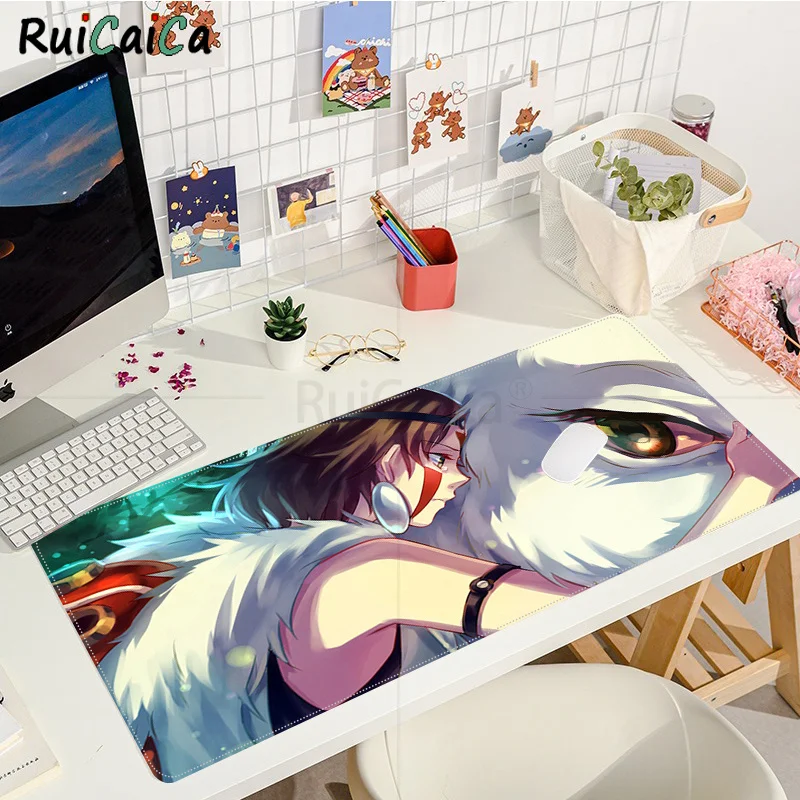 

Japanese Anime Princess Mononoke Computer Mousepad Size for 30x60cm,300x600x2mm Gaming Mouse Pad for CSGO Game Player Computer