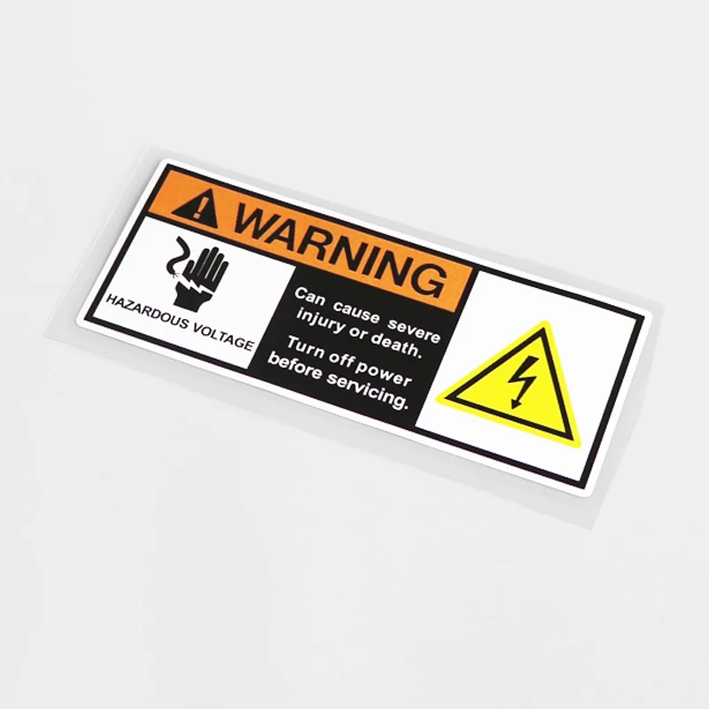 

Fashion Warning Car Sticker Hazardous Voltage Auto Decal Waterproof PVC Decal for Motorcycle Octavia Gti Skoda Opel Kia,15cm*6cm