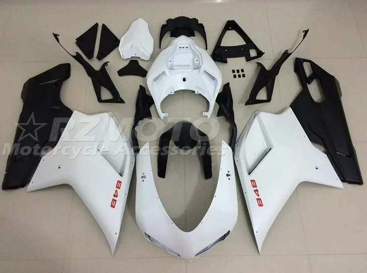 

4 подарка, новинка, комплект обтекателей ABS для Ducati 848 evo 1098 1198 1198s 2007 2008 2009 2010 2011 2012 матовый черный белый