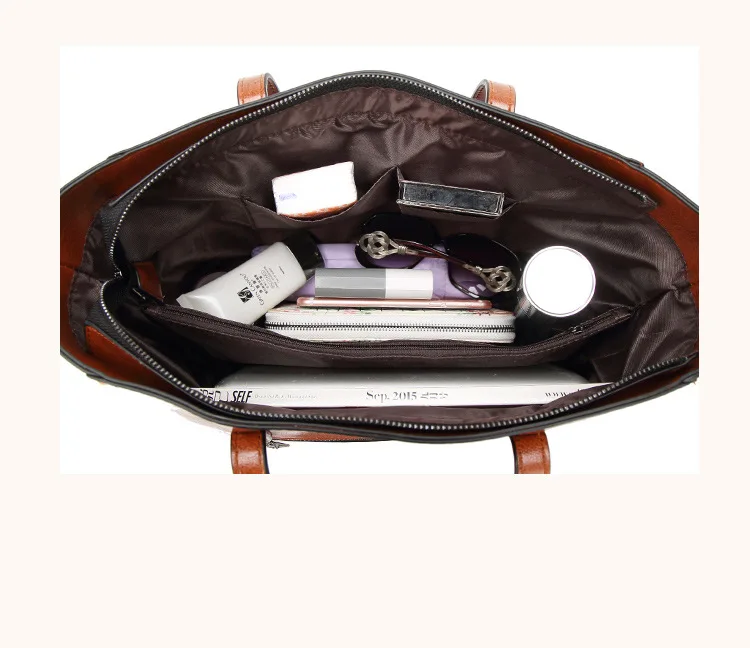 

Messenger Bags for women 2021 Large Size Casual Tote handbags Solid Leather Handbag Famous Brand Shoulder Bag sac Bolsa Feminina