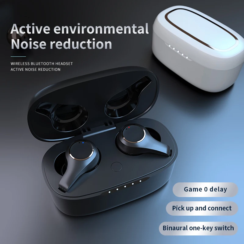 

G08 Noise Reduction TWS Bluetooth Wireless Headphones Earphones Headset Waterproof Dual Microphone Sports Earbuds HD Sound