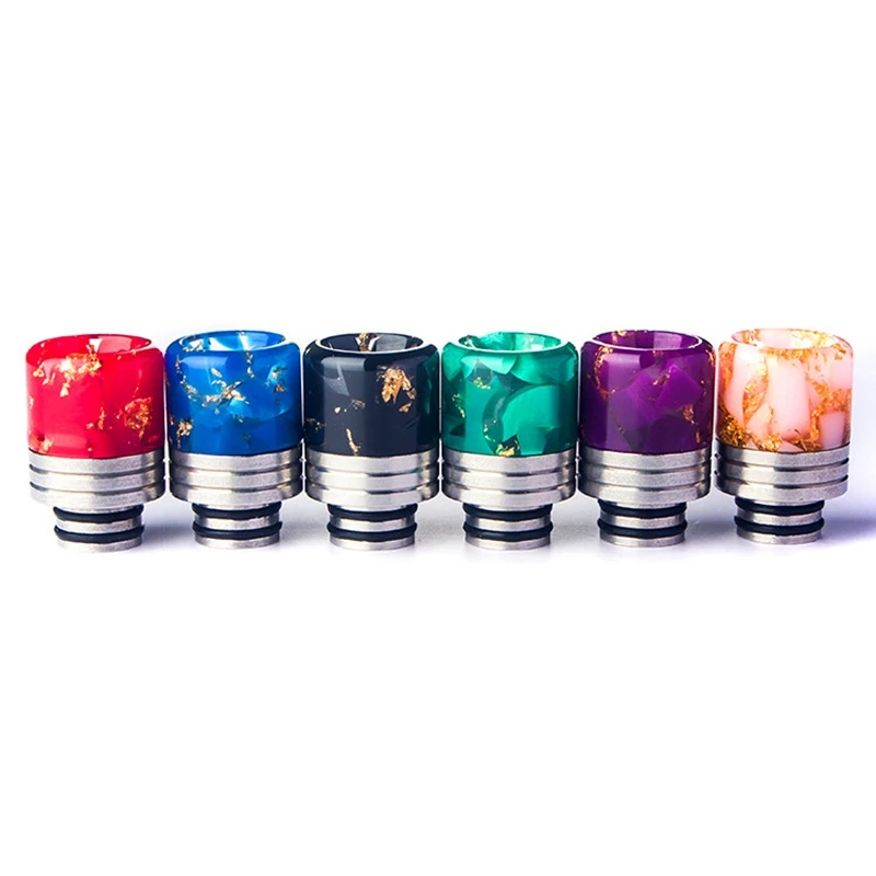 

Electronic E-Cigarette For 510 Thread Mouthpiece Tanks Epoxy RDA RTA Atomizer Drip Tip Connector Resin Wide Bore Mouthpiece Vape