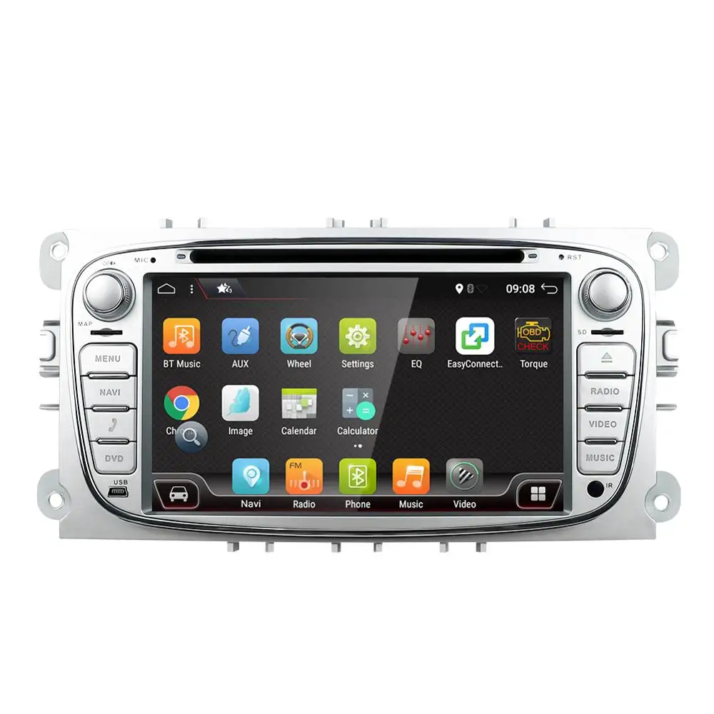 Автомобильный DVD-проигрыватель 2 Din Android 10 для Ford Focus II MK2 Mondeo S-MAX C-MAX Galaxy Kuga