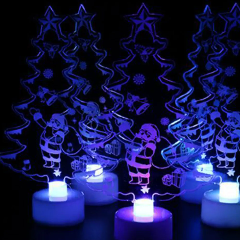 Красочный ночник Рождественский Сияющий свет Уникальный креативный Декор