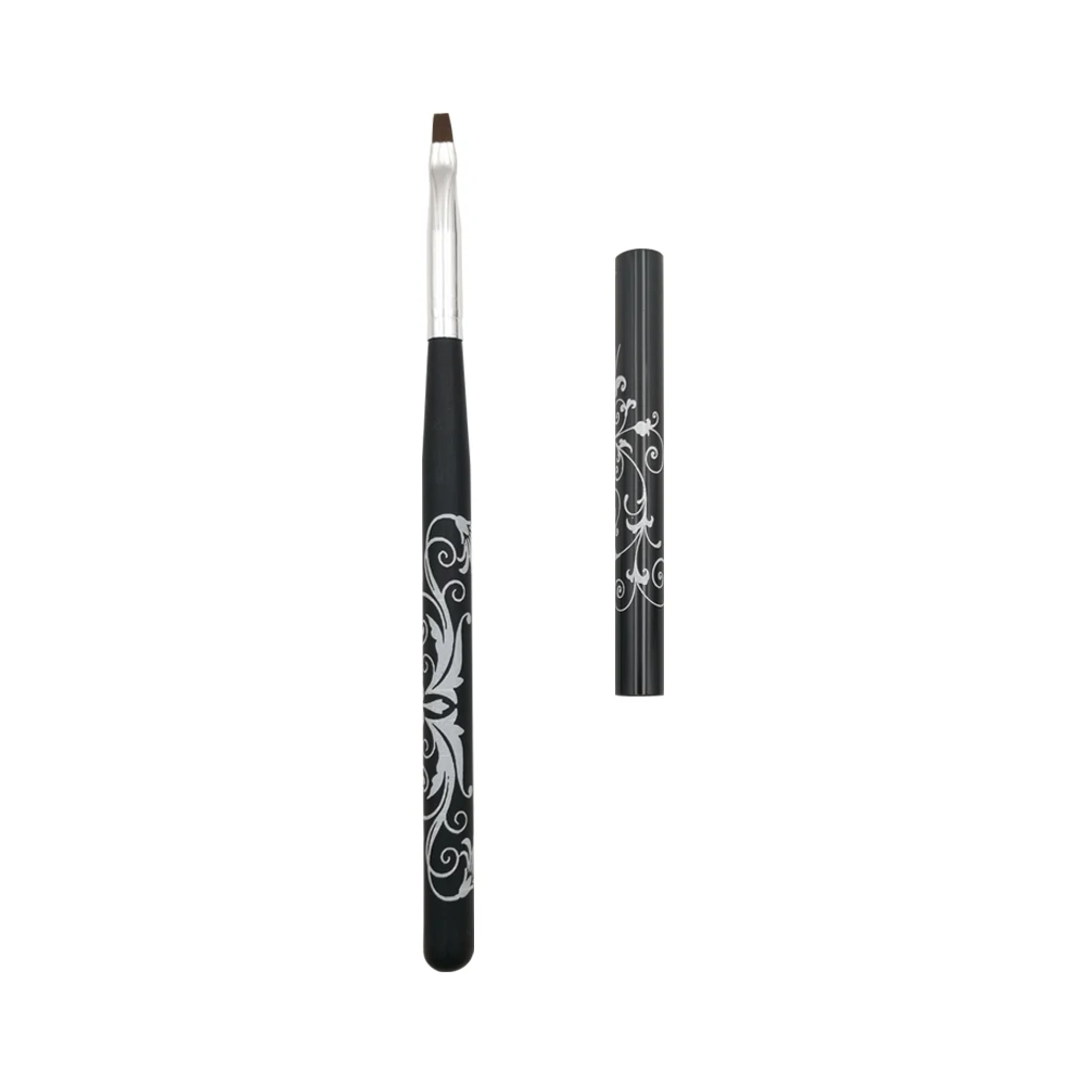 Плоская ручка для дизайна ногтей рисования точечный акриловый УФ-Гель-лак кисть