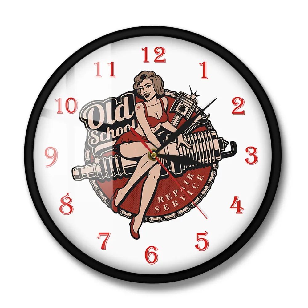 Гаражные персонализированные ретро старошколы ремонт автомобилей сервис