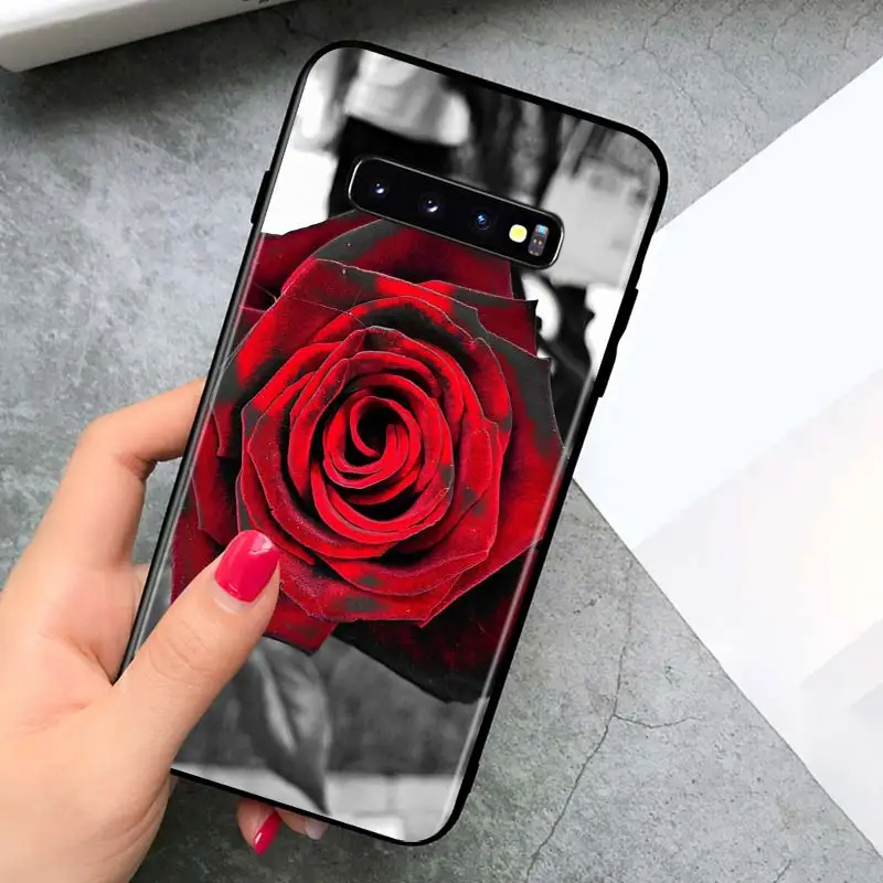 

Red Rose Flower for Samsung S20 FE Ultra Plus A91 A81 A71 A51 A41 A31 A21 A11 A12 A72 A52 A42 A32 A12 Phone Case