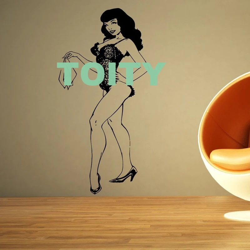 H115cm x W57cm 29 дизайнов Горячая сексуальная девушка Наклейка на стену Pin Up плакат Красивая Женская тела виниловая наклейка домашний декор интерьера в общежитии художественная Фреска - Цвет: H115cm x W57cm