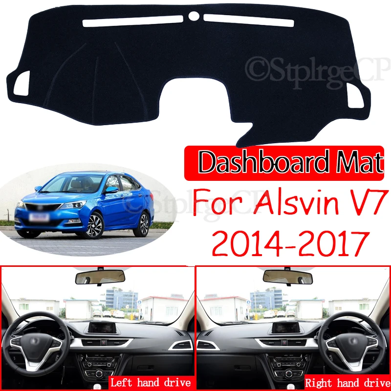 

for Changan Alsvin V7 2014 2015 2016 2017 Anti-Slip Mat Dashboard Cover Pad Sunshade Dashmat Protect Carpet Car Accessories Rug