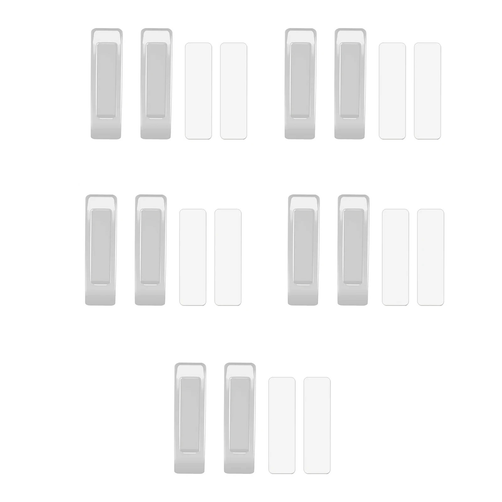 

10PCS Multi-Purpose Cupboard Knob Furniture Knobs Plastic Self-Adhesive Door Handles Wardrobe Pulls Door Hardware Safety