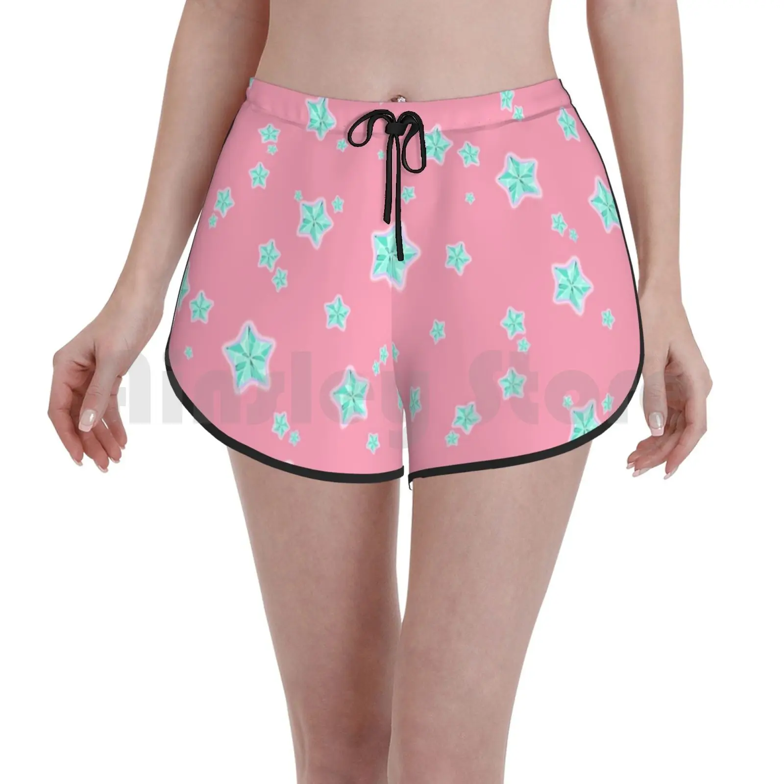 

Of Pastel Stars Swim Shorts Women Beach Shorts Pastel Glow In The Dark Pastel Stars Purple Pastel