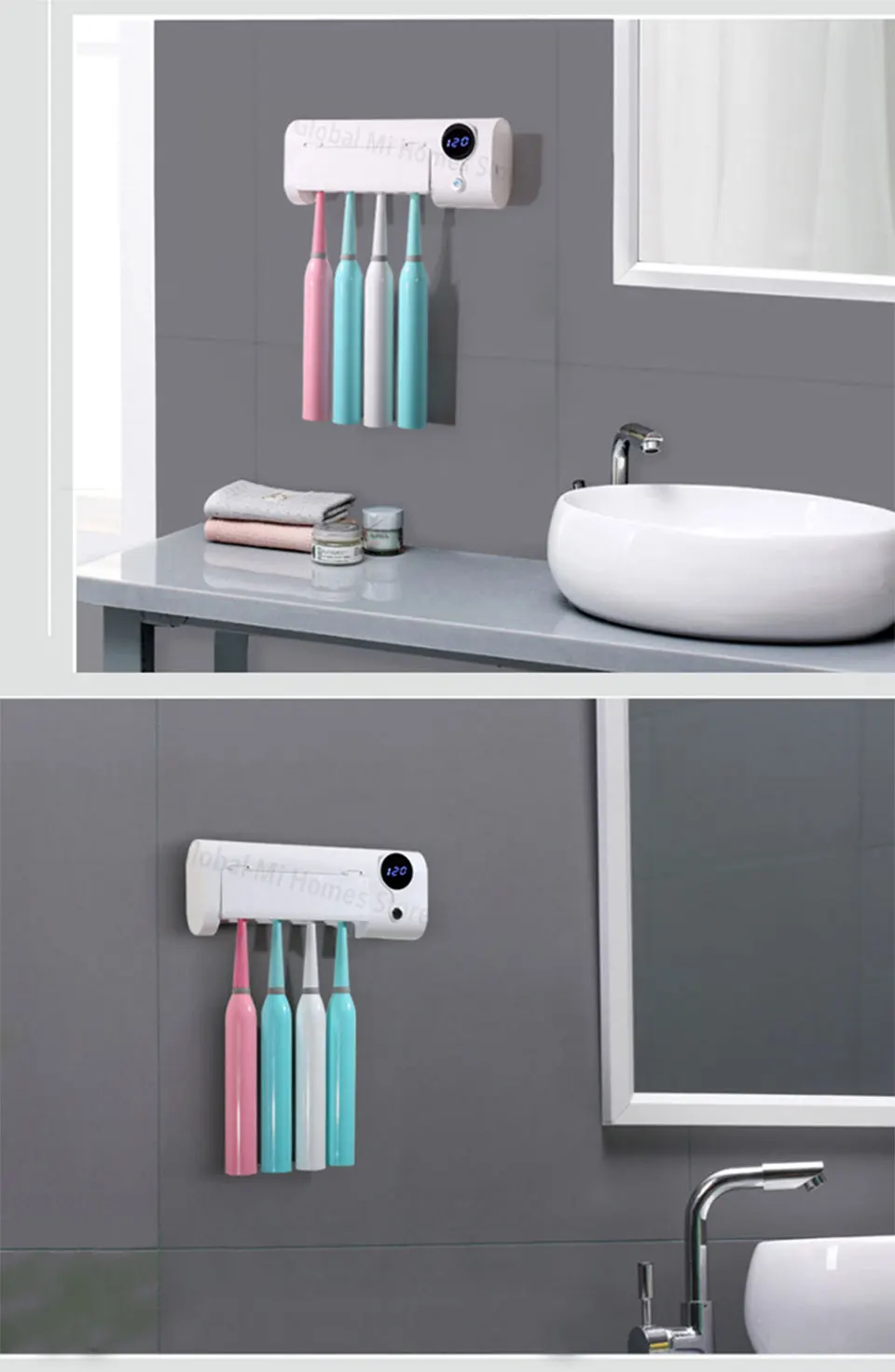 Xiaomi Youpin JJJ ультрафиолетовая зубная щетка стерилизация дезинфектор подходит для SO WHITE Oclean Dr Bei всех типов зубных щеток es