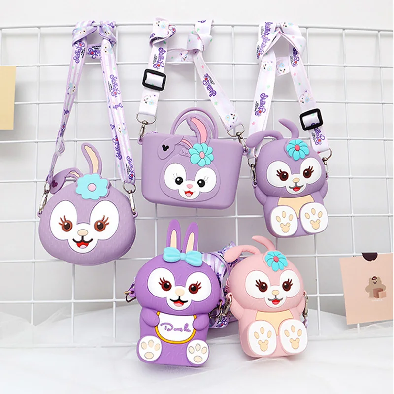 Детская сумка через плечо Kawaii кошелек для монет мини силиконовые Милые кошельки