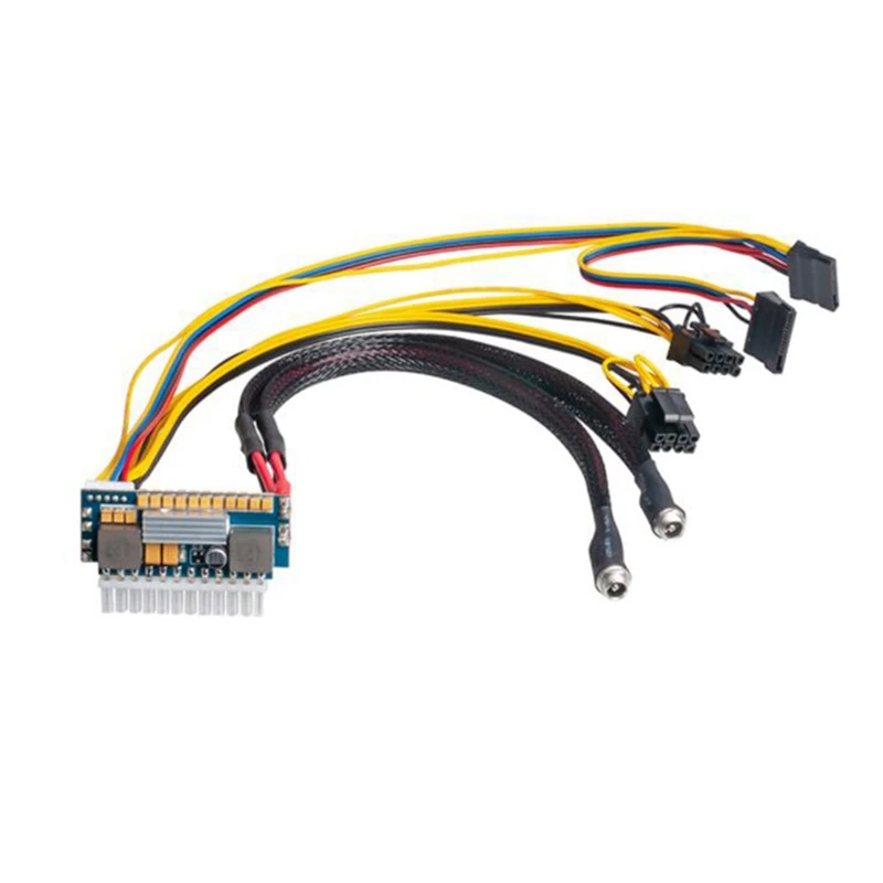 450 Вт 24 контакта 12 В постоянного тока вход пиковый Выход Realan Mini ITX Pico PSU DC ATX ПК