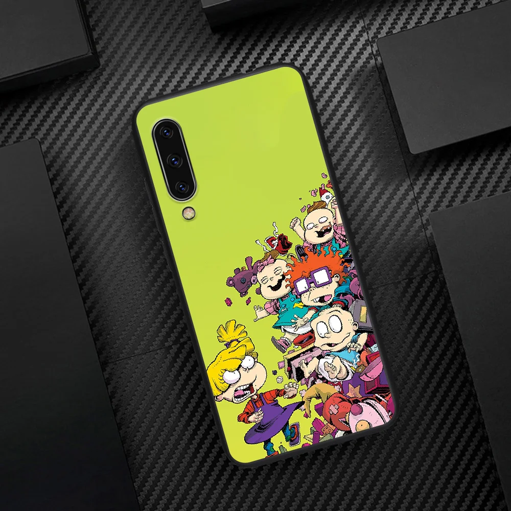 

Cartoon Rugrat Phone Case Cover For Samsung Galaxy A7 8 10 20 20e 21 30 30S 31 41 50 50S 51 70 71 91 black Back 3D Bumper Soft
