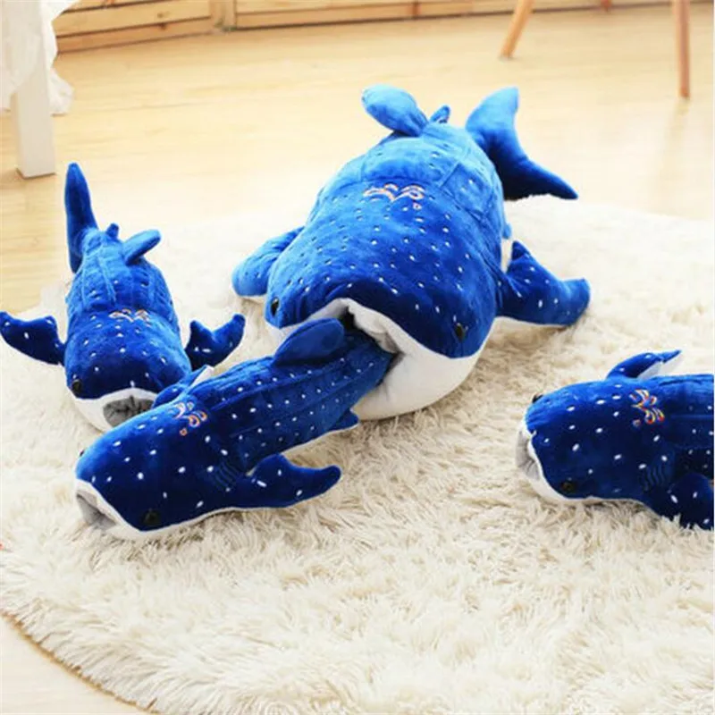 

Drop Shipping Shark Plush Toys Big Fish Cloth Doll Whale Stuffed Plush Animals Doll Children Birthday Christmas Gift