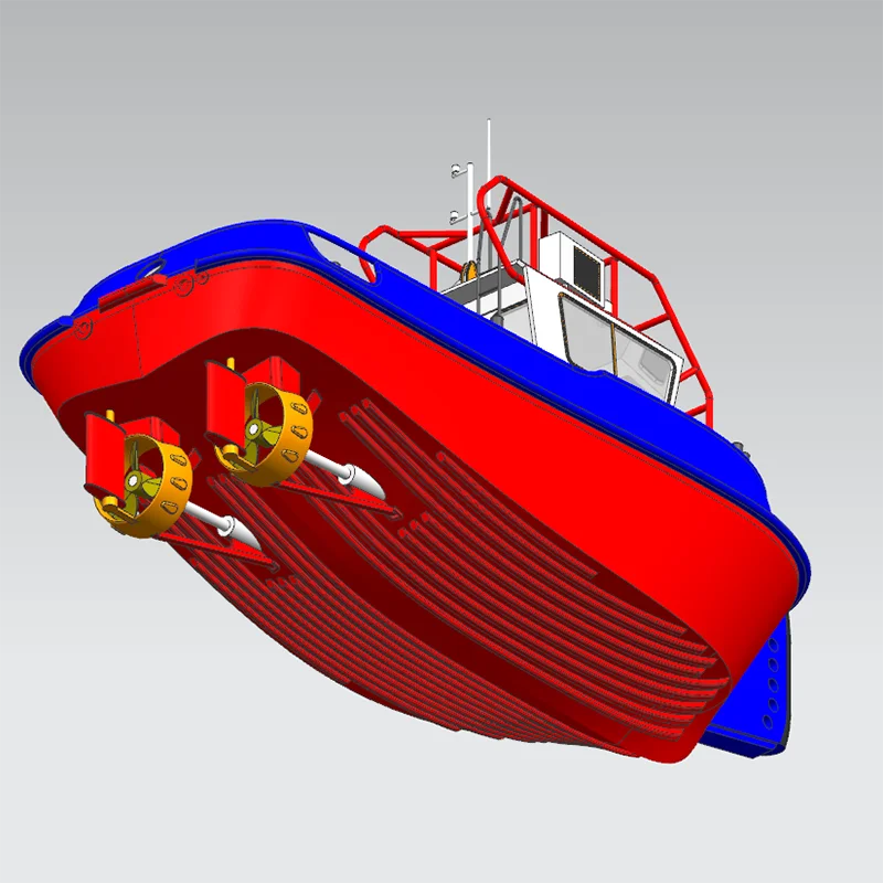 Модель 1/ 48 Supermodel милый буксир с пультом дистанционного управления лодка стан Tug