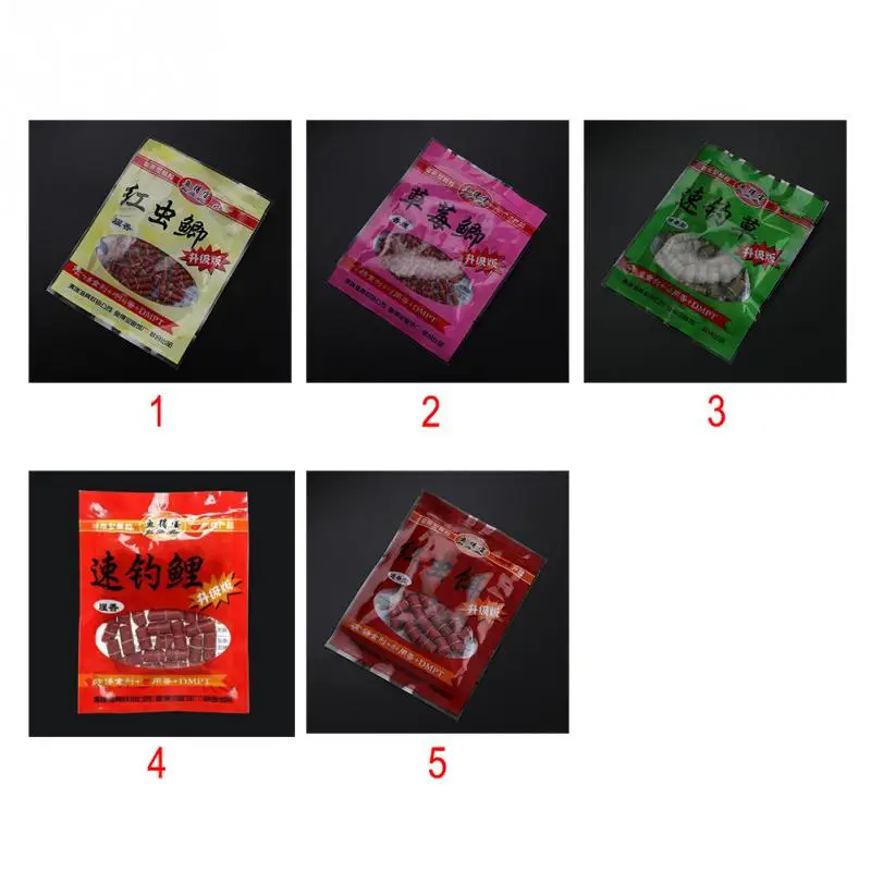 60 70 штук пакет приманки Красный запах трава наживка для ловли Карпов грубые