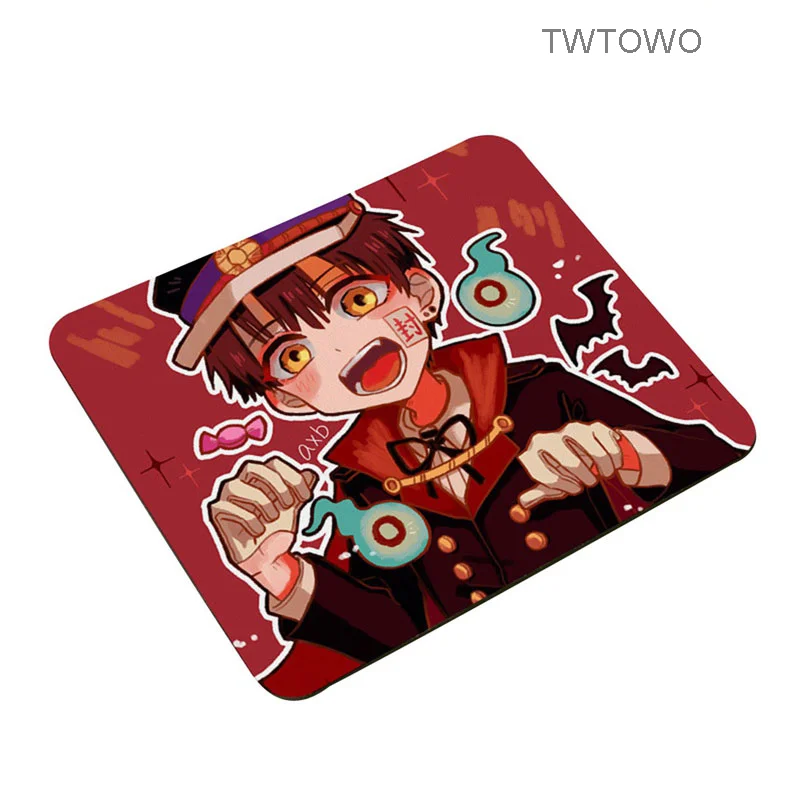 

Hot Anime Toilet-bound Hanako-kun Mousepad Cute Cartoon Mouse Pad Rubber Laptop Computer Gamer Play Keyboard Mouse Mats Pad