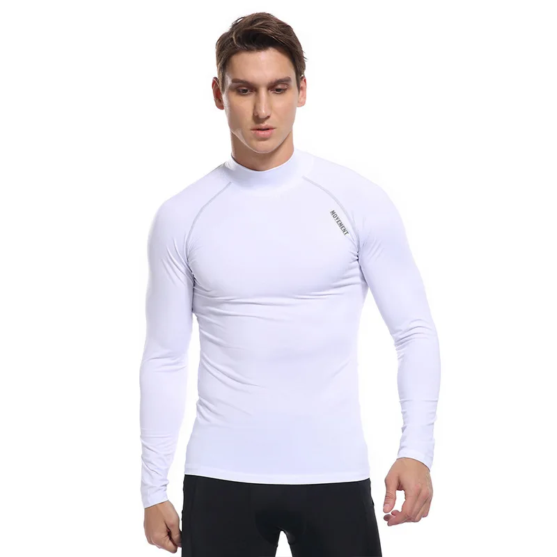 

Spring Autumn Men's Long Sleeve T-shirt Tight-fitting Quick-drying Sports Fitness Football Top