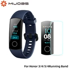 Для Huawei Honor Band 5 4 защита экрана против столкновений тонкая мягкая HD пленка для Honor Band 3 Защитная Honor Band 4 бег