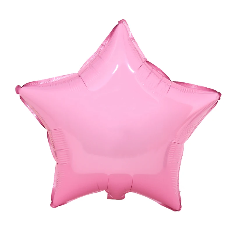 pink star 6 шт., фольгированные шары для свадьбы и дня рождения, украшение стола, девичник для мальчиков и девочек, девичник, вечерние украшения - Цвет: pink star